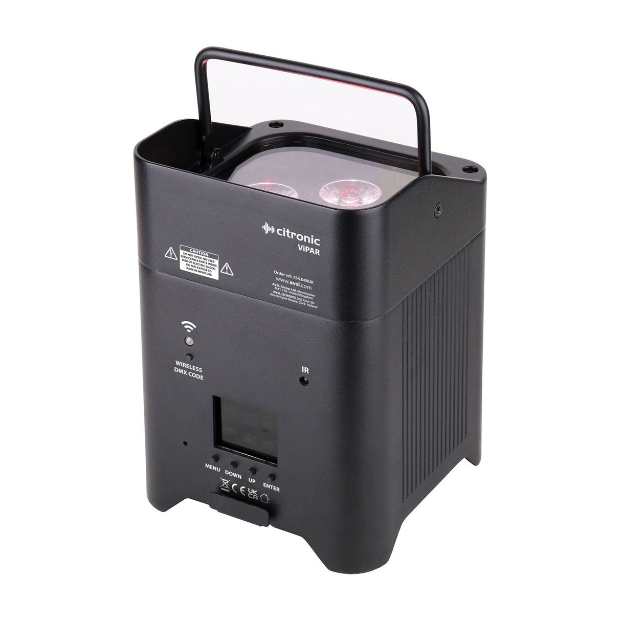 Citronic ViPAR Rechargeable RGBWA/UV PAR Uplighter