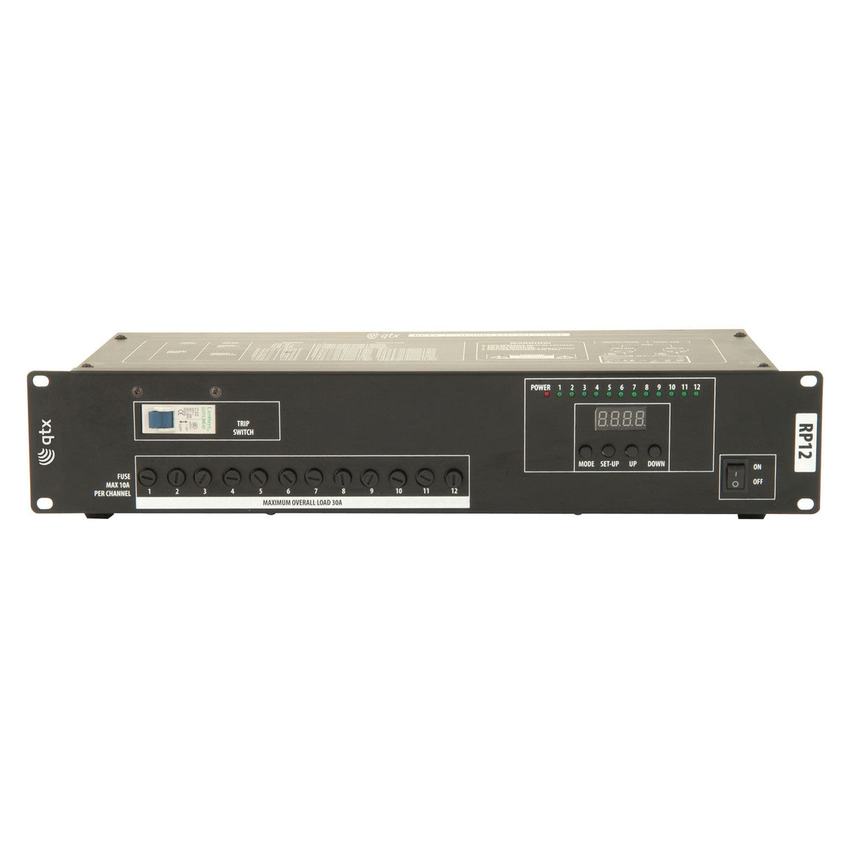 QTX RP12 12 Channel DMX Relay Pack
