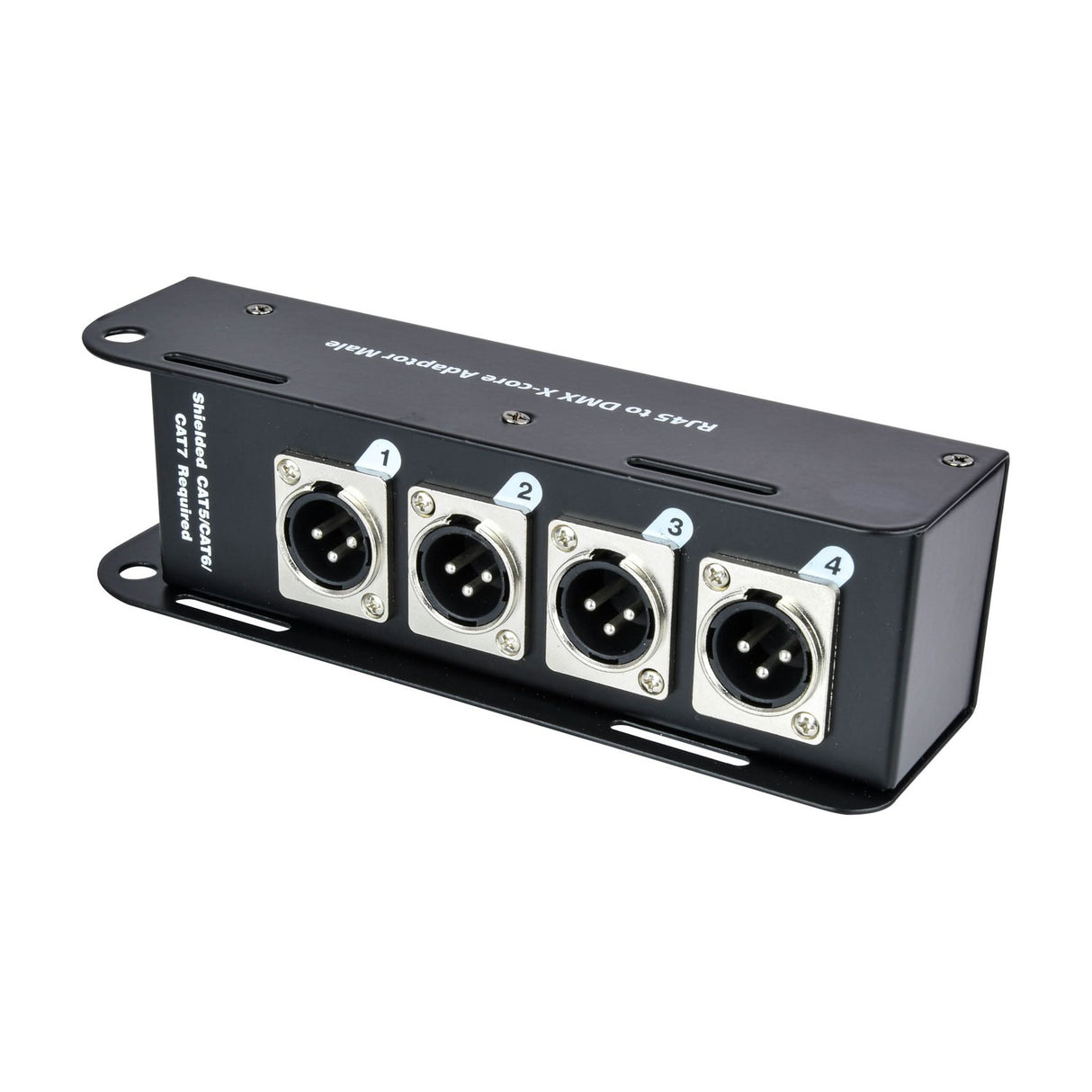QTX RJ45 to DMX X-core Male Adaptor Box