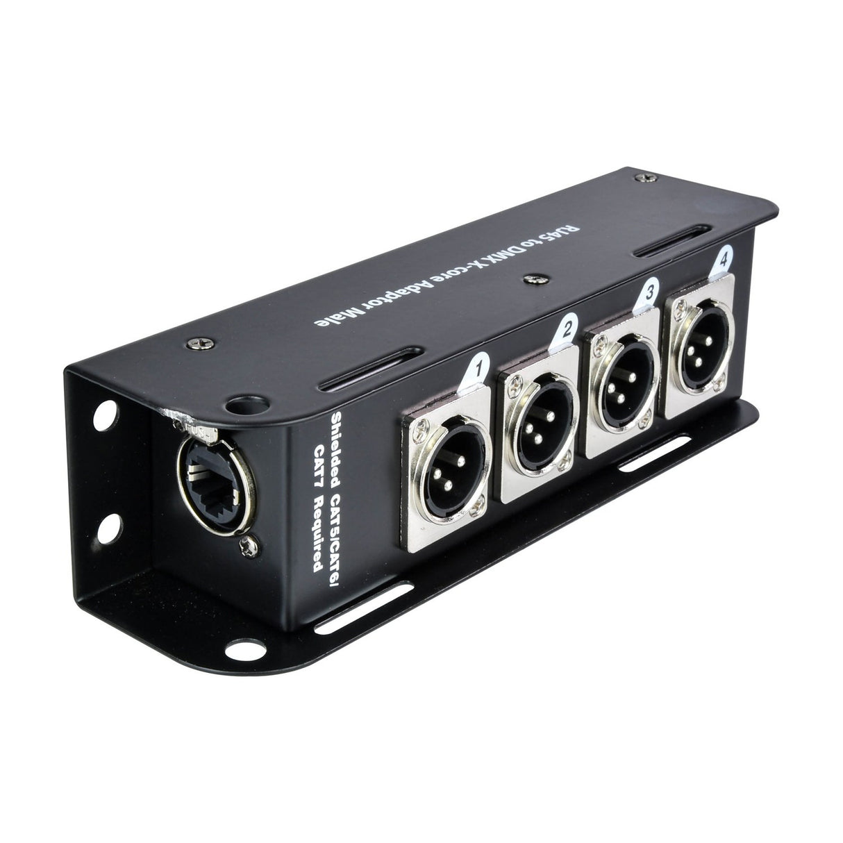 QTX RJ45 to DMX X-core Male Adaptor Box