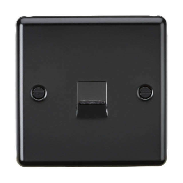 Telephone Extension Outlet - Matt Black