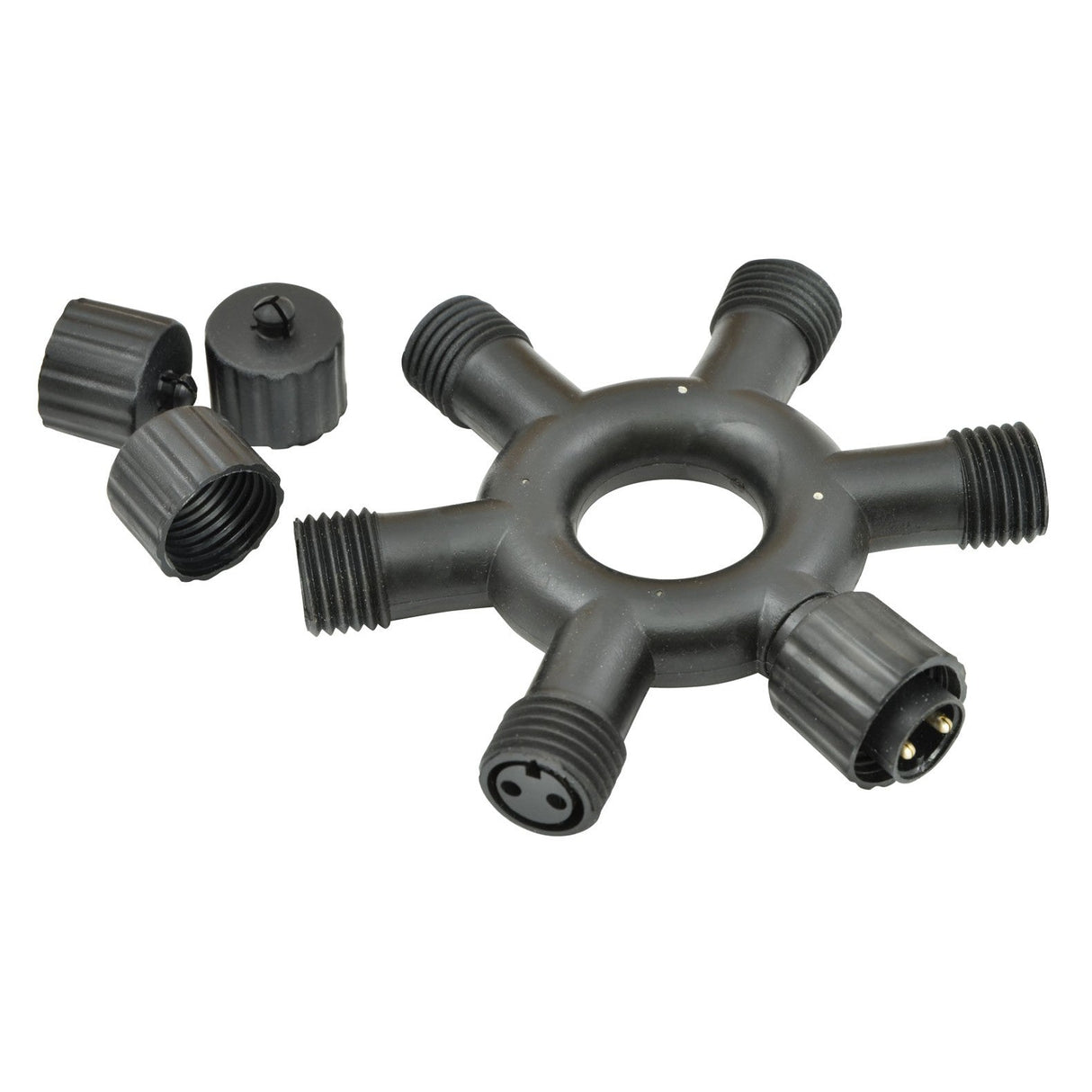 LYYT Static 5 Way Outdoor String Light Splitter