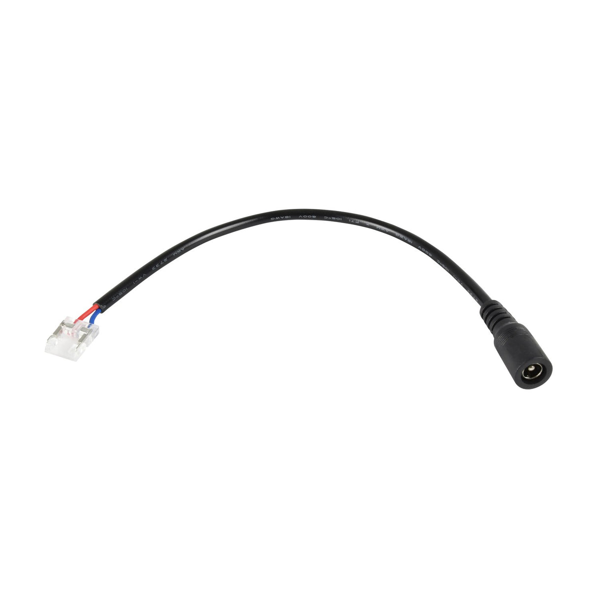 LYYT Single Colour LED Tape Crimp Connector to DC (5pk)