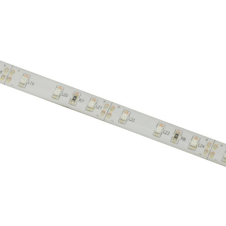 LYYT 12V Red LED Strip Light by AVSL, IP65-rated 5m tape with 60 SMD LEDs per metre on white flexible backing, shown flat on a plain background.