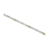 LYYT 24V RGB LED strip light shown as a diagonal length of white flexible tape with evenly spaced RGB5050 LEDs, IP65 coated, on a plain background.