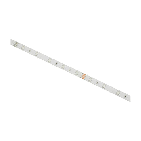 LYYT 24V RGB LED strip light section by AVSL, showing IP65 epoxy-coated flexible tape with evenly spaced RGB5050 LEDs and a cut point, on a white background.
