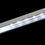 LYYT Deep Section Surface Mount LED Profile by AVSL, a 2m silver aluminium extrusion with illuminated LEDs visible along the opal diffuser channel.