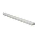 LYYT waterproof surface mount LED profile, 1m aluminium extrusion with frosted diffuser and rectangular channel, shown on a plain white background.