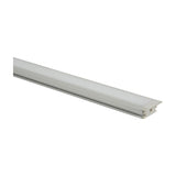 LYYT 2m recessed aluminium LED profile with frosted diffuser and IP68 flush-mount channel, shown on a plain white background.
