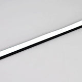 LYYT Short Crown 1m surface mount LED profile by AVSL, black aluminium extrusion with crowned diffuser, shown diagonally on a plain white background.