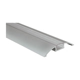 LYYT 1m surface mount LED strip profile bar in aluminium with clear snap-fit diffuser, shown on a plain white background.