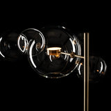 Bubble LED Glass Floor Lamp - Gold