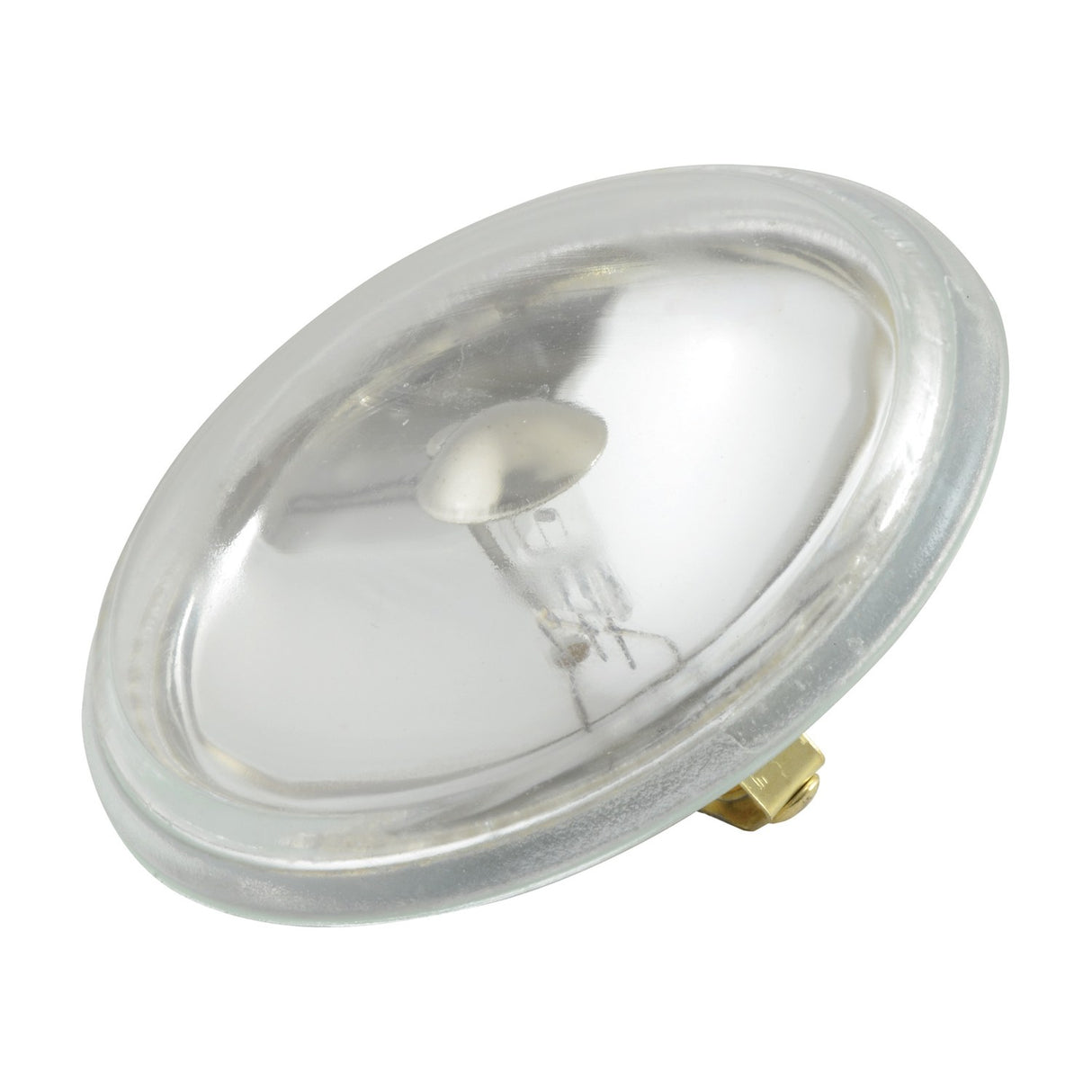 QTX PAR36 30W 6.4V spotlight bulb with sealed parabolic aluminised reflector and screw terminal fitting, shown on a plain white background.