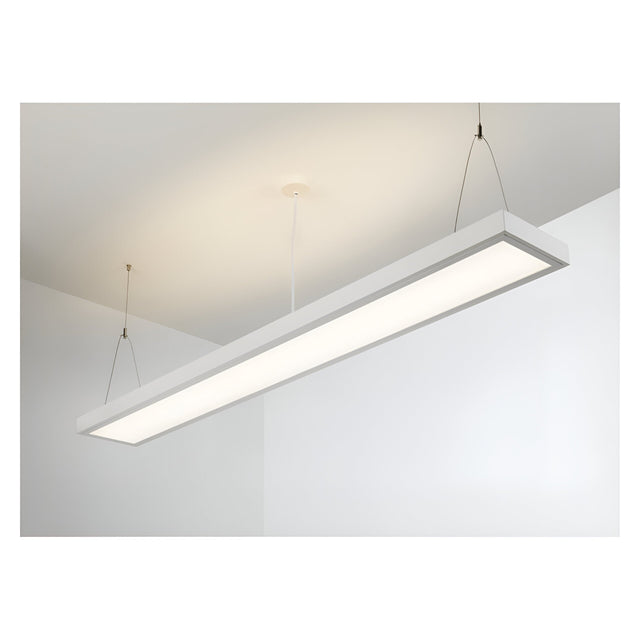 230V IP20 55W LED Suspended Direct/Indirect Luminaire