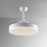 Vento CCT Dimmable LED Retractable Blades Ceiling Fan Light - White
