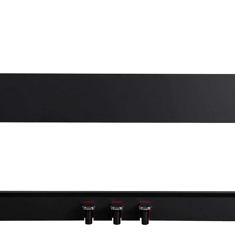 NU-X NPS-1 Wooden Piano Stand with 3 Pedals, Black