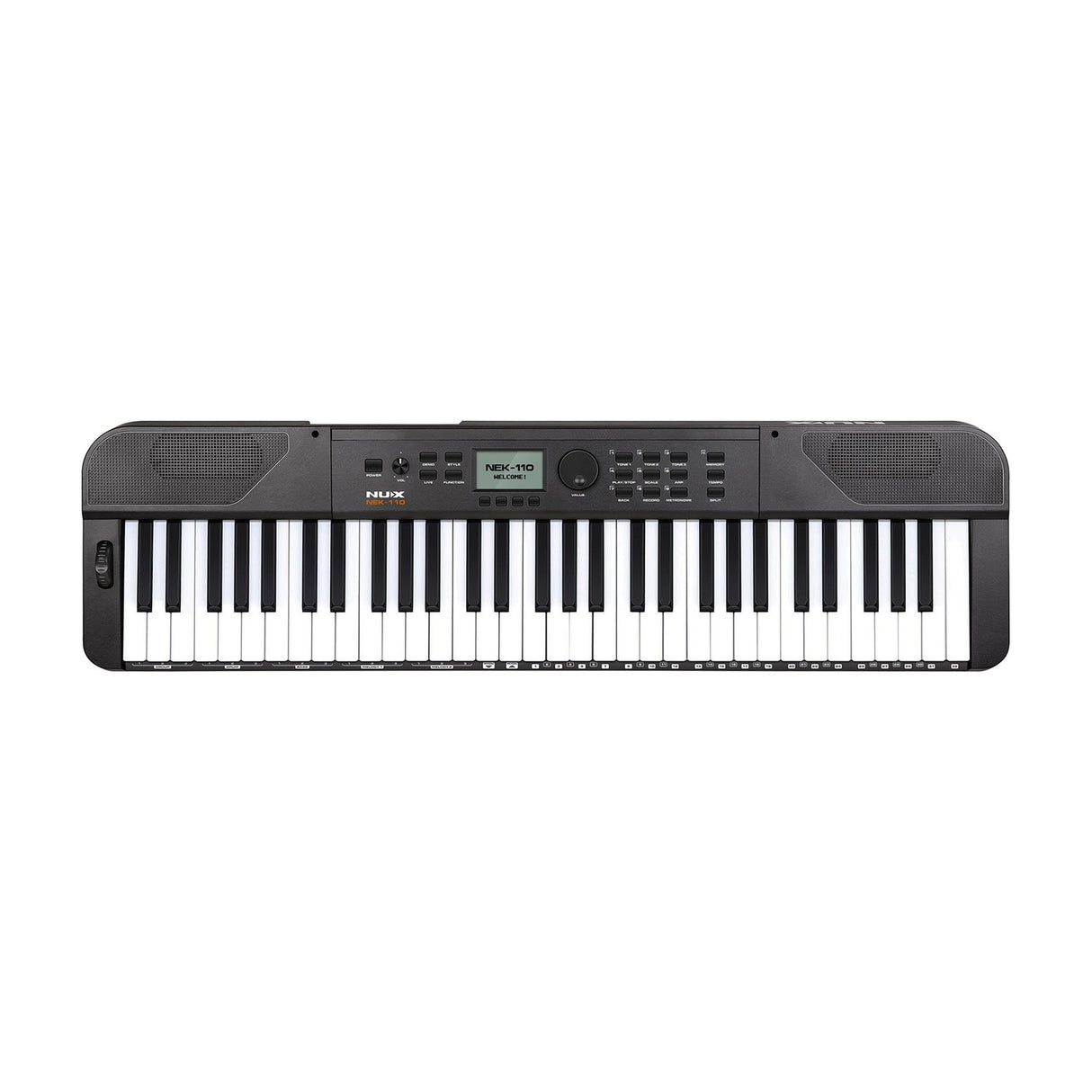 NU-X NEK-110 61-Key Portable Keyboard in Black