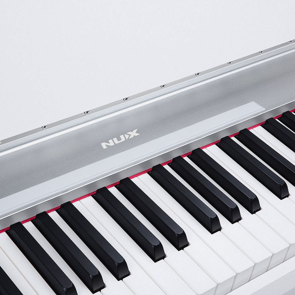 NU-X NCK-330 88-Note Weighted Digital Upright Piano White