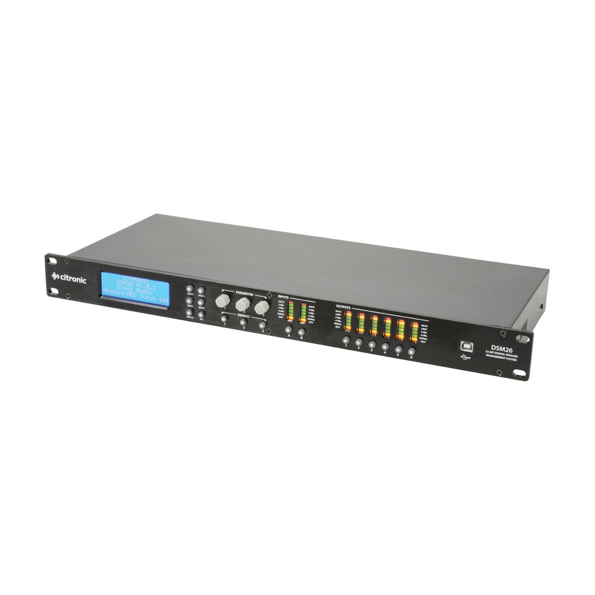 Citronic DSM26 2-in 6-out Speaker Management Processor