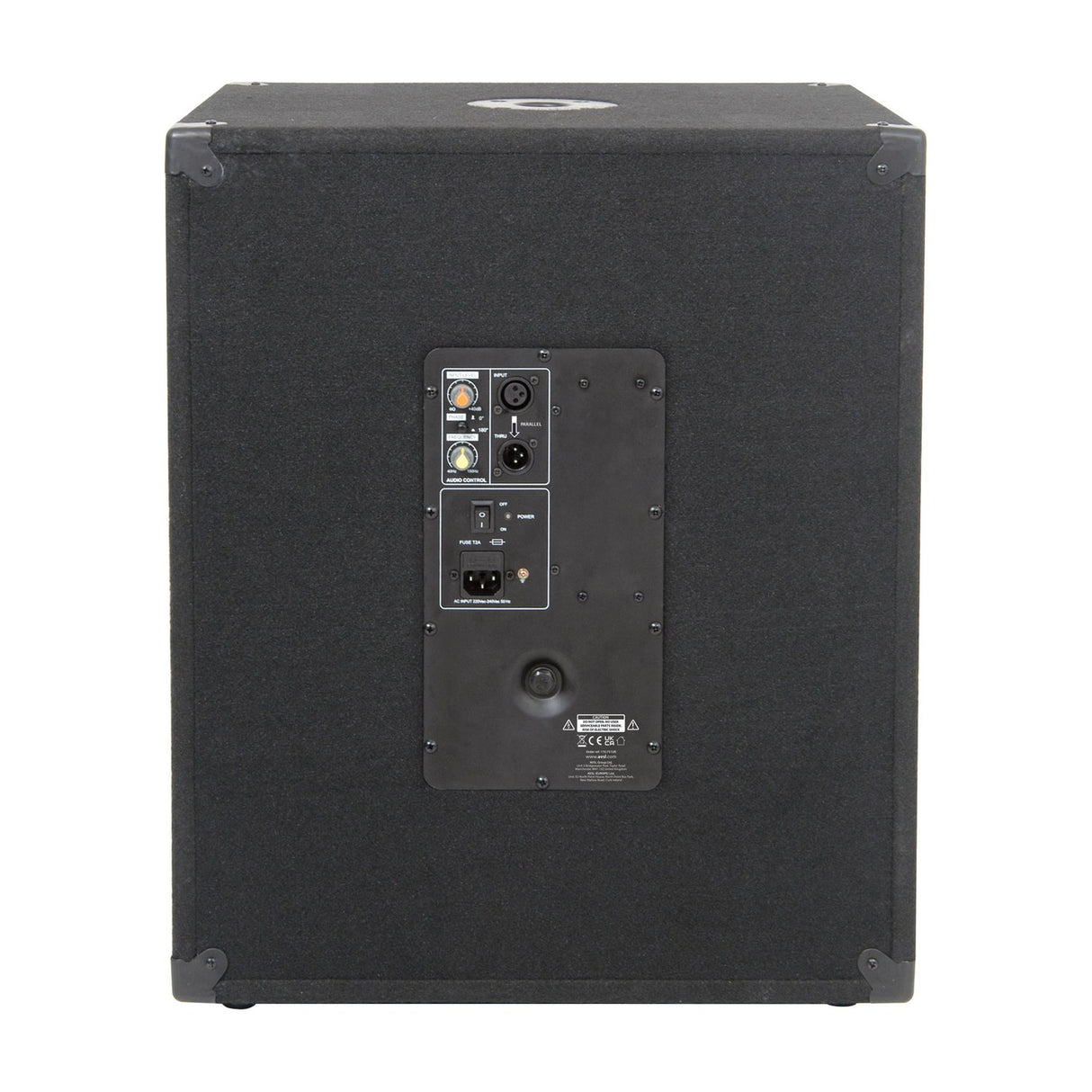 QTX QT15SA Active 15" Subwoofer, 600W Cabinet