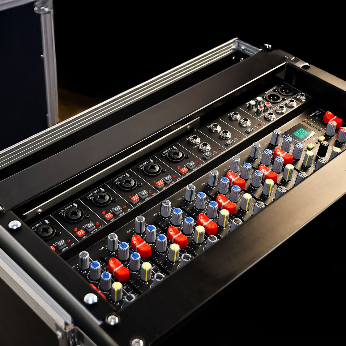 Citronic CSR-63 9-Channel Rack Mixer with DSP & Bluetooth