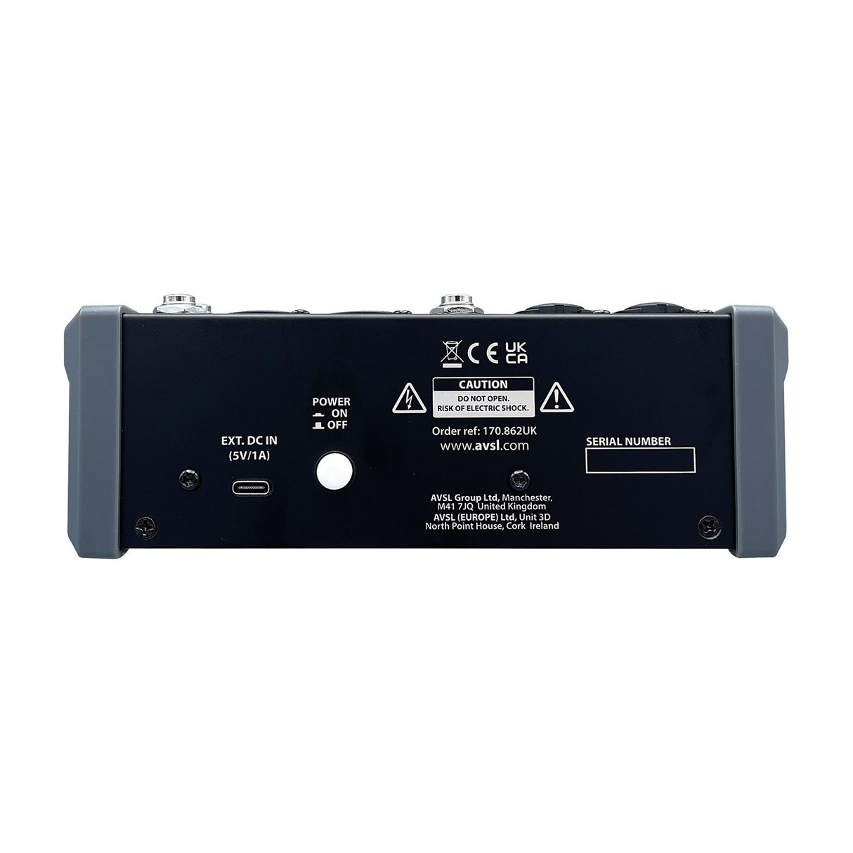 Citronic CMA-6 Compact 6-Channel Mixer with DSP & Bluetooth