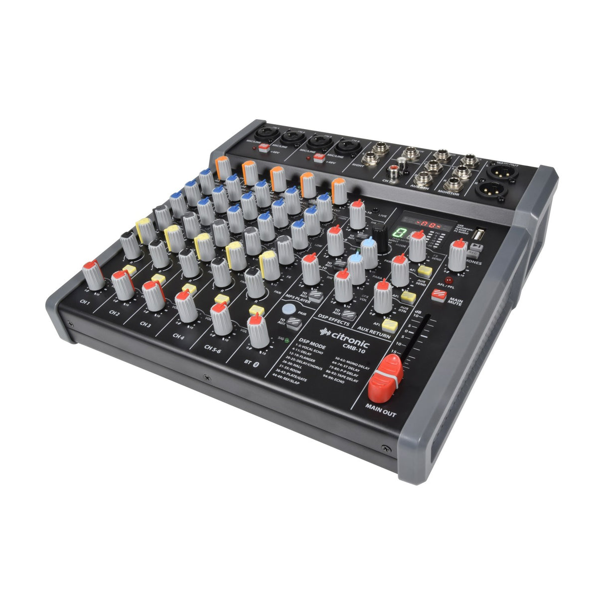 Citronic CMB-10 Mixing Console with DSP & USB/BT Player