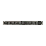 Citronic CL22 stereo compressor limiter gate, a 1U rackmount signal processor with dual channel controls, LED meters, and power switch, on white.