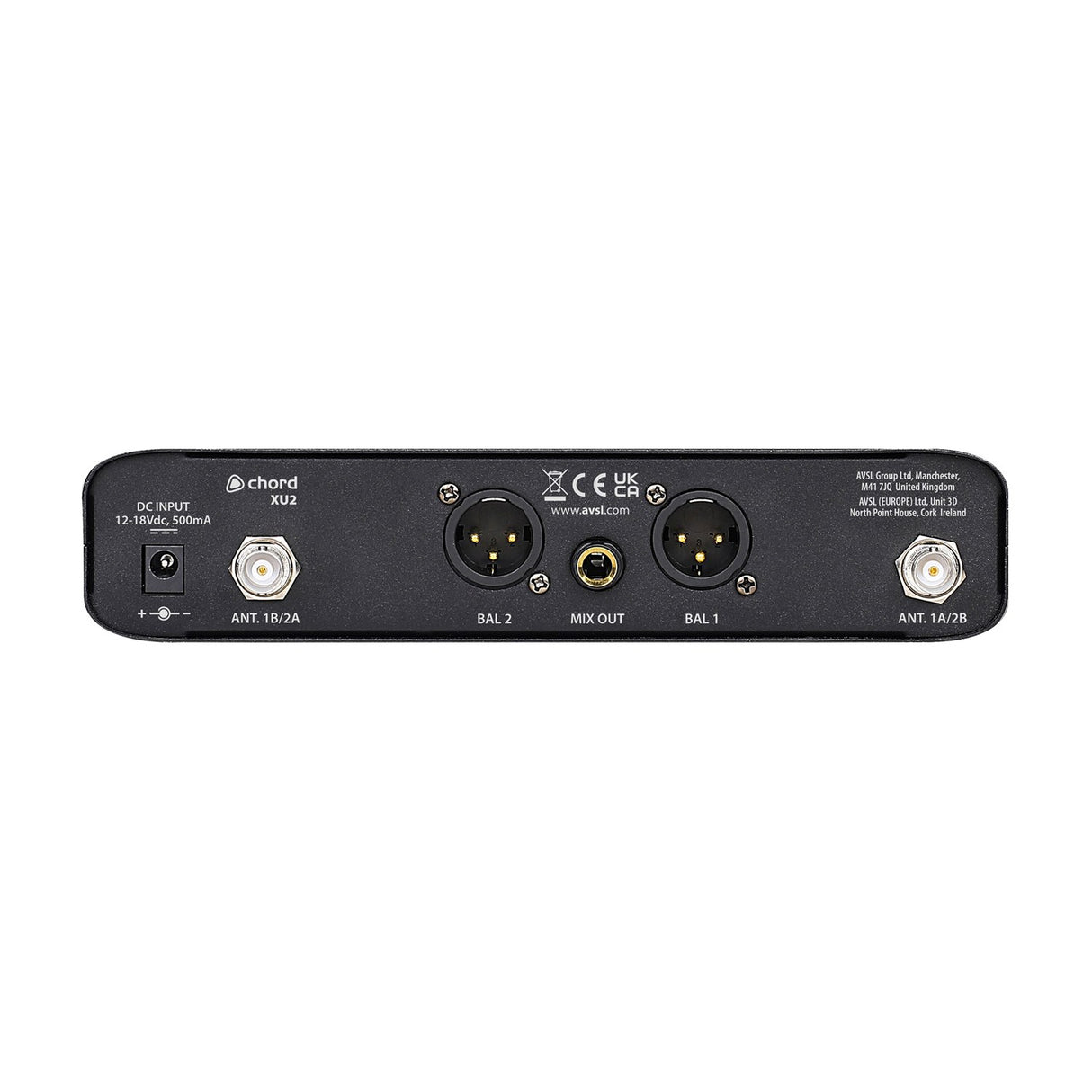 Chord XU2-B Dual Bodypack UHF Wireless Microphone System