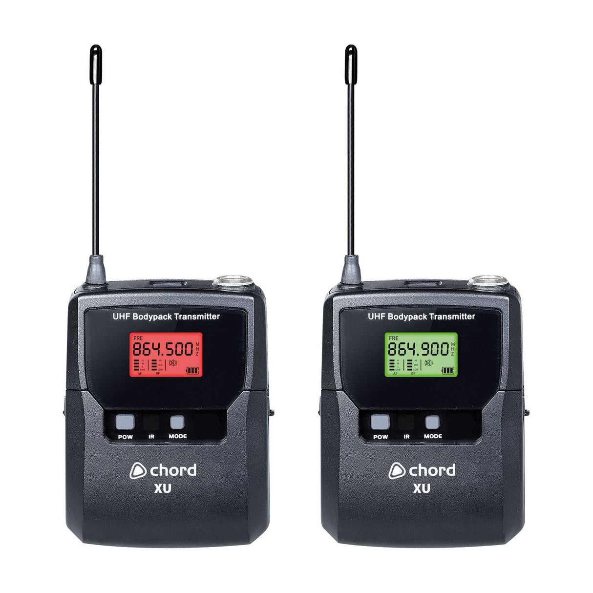 Chord XU2-B Dual Bodypack UHF Wireless Microphone System