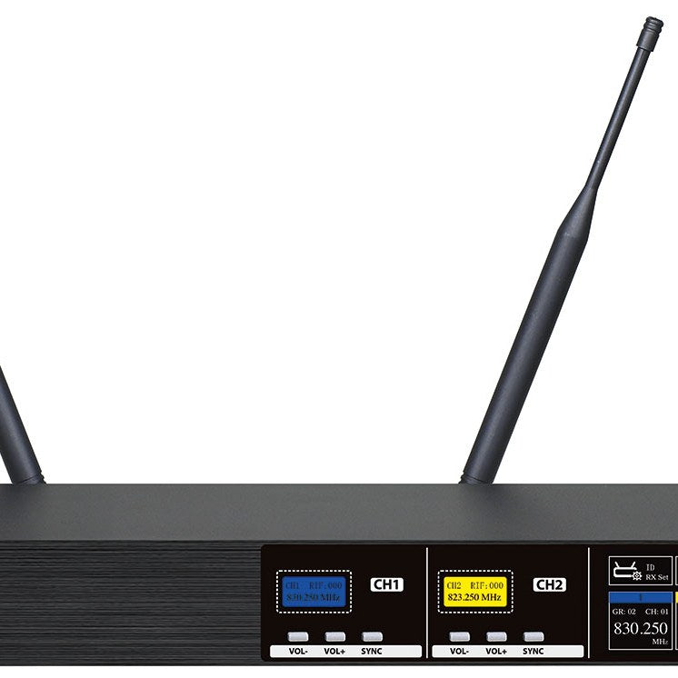Citronic TU2-H Dual PLL UHF Wireless Microphone System
