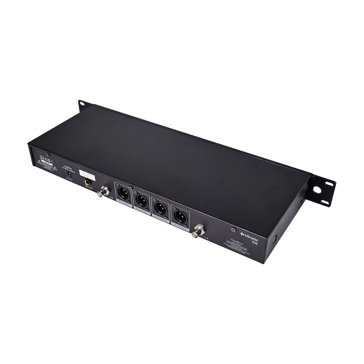 Citronic TU4-N Quad UHF Wireless Microphone System
