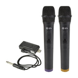 QTX U-MIC Dual Handheld UHF Wireless Microphone System