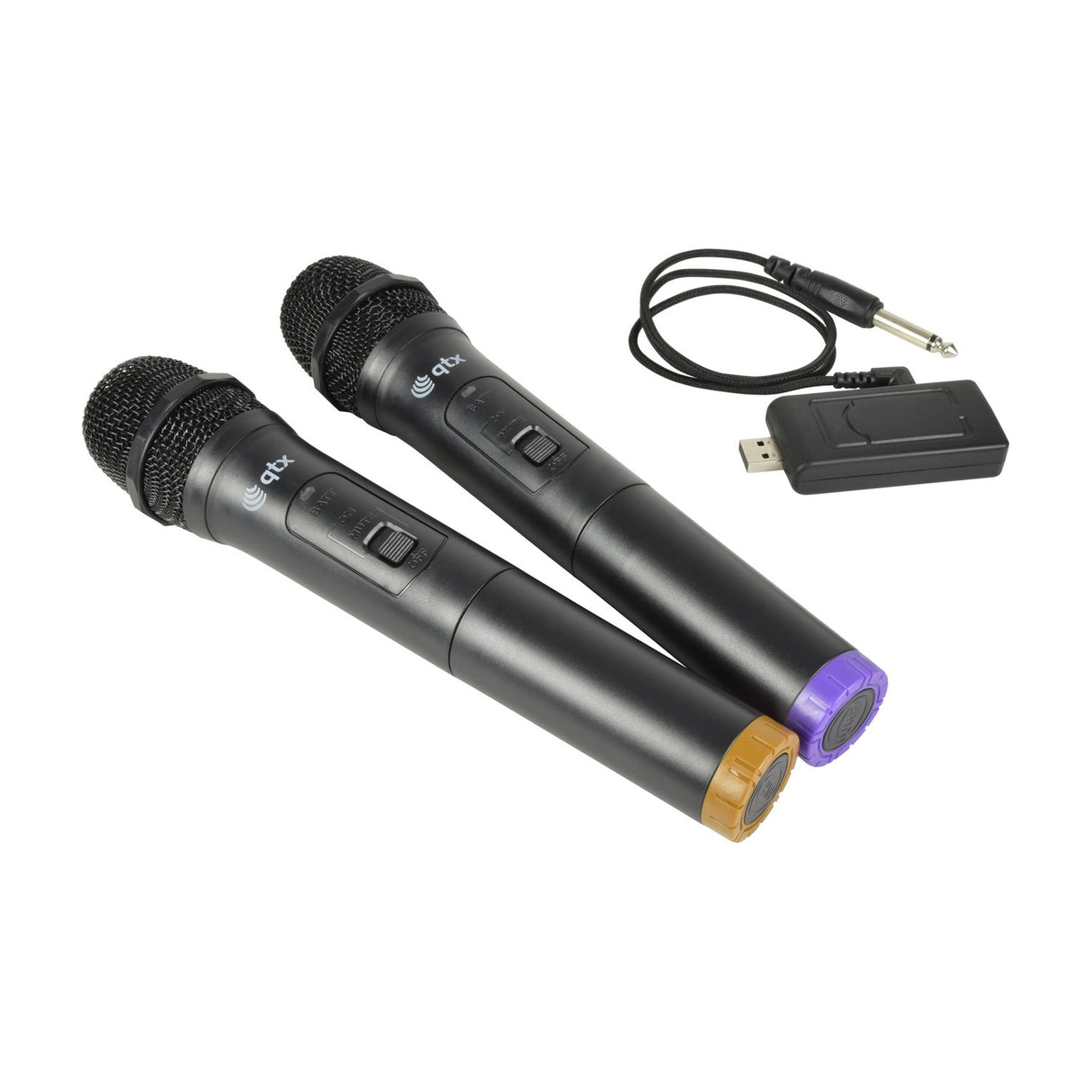 QTX U-MIC Dual Handheld UHF Wireless Microphone System