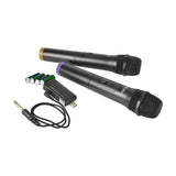 QTX U-MIC Dual Handheld UHF Wireless Microphone System