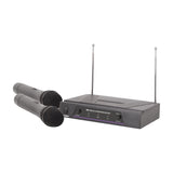 QTX VH2 Dual Handheld VHF Wireless Microphone System