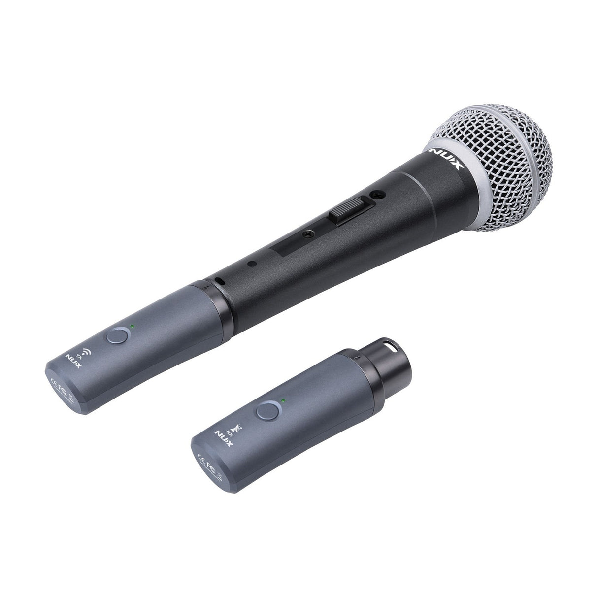 NU-X B-3RC Rechargeable 2.4GHz Wireless Microphone System