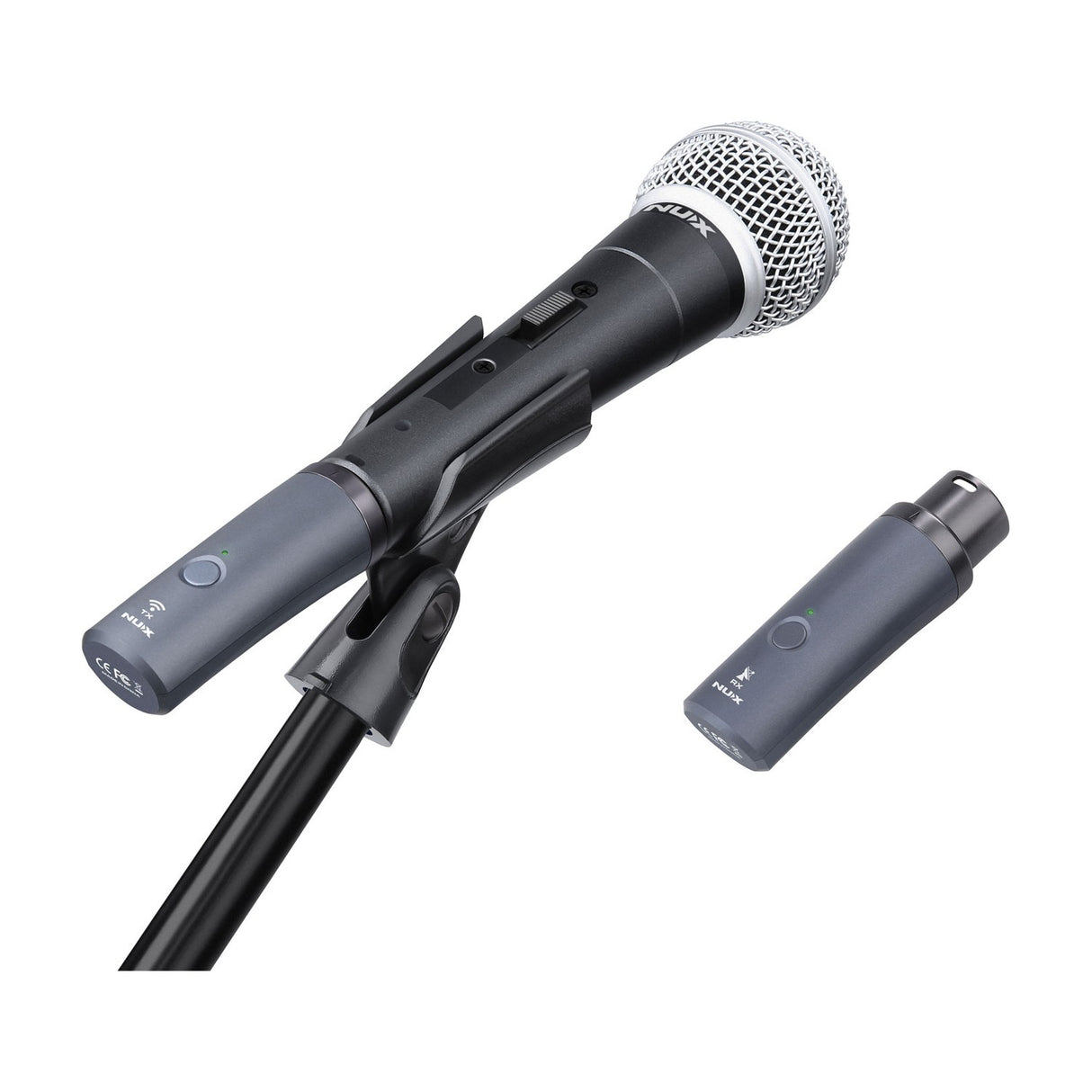 NU-X B-3RC Rechargeable 2.4GHz Wireless Microphone System