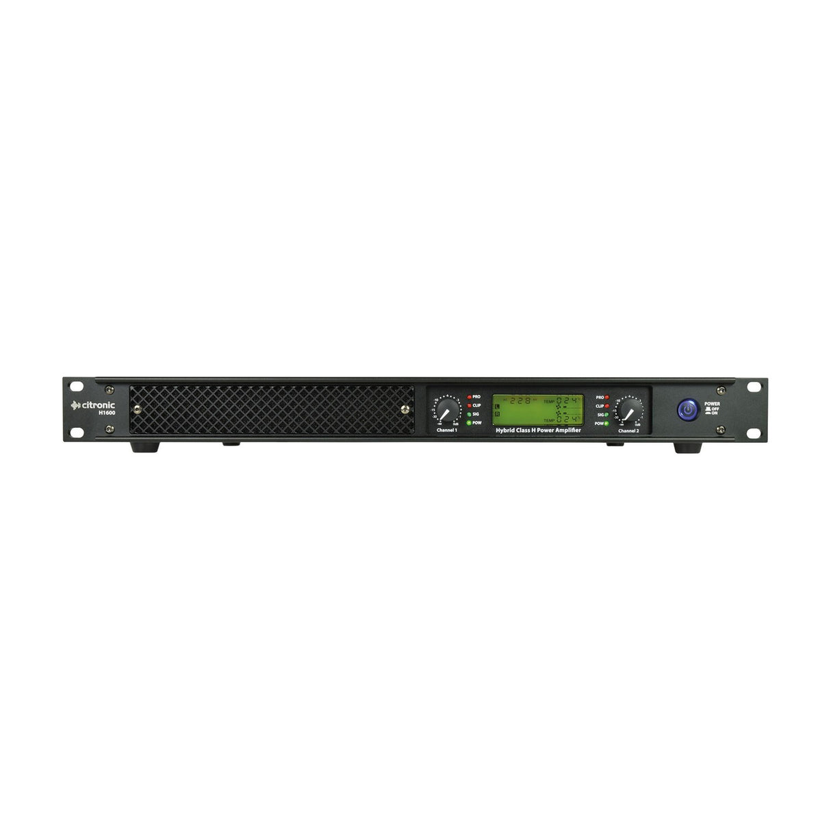 Citronic H1600 Hybrid Class-H Power Amplifier 2x650W