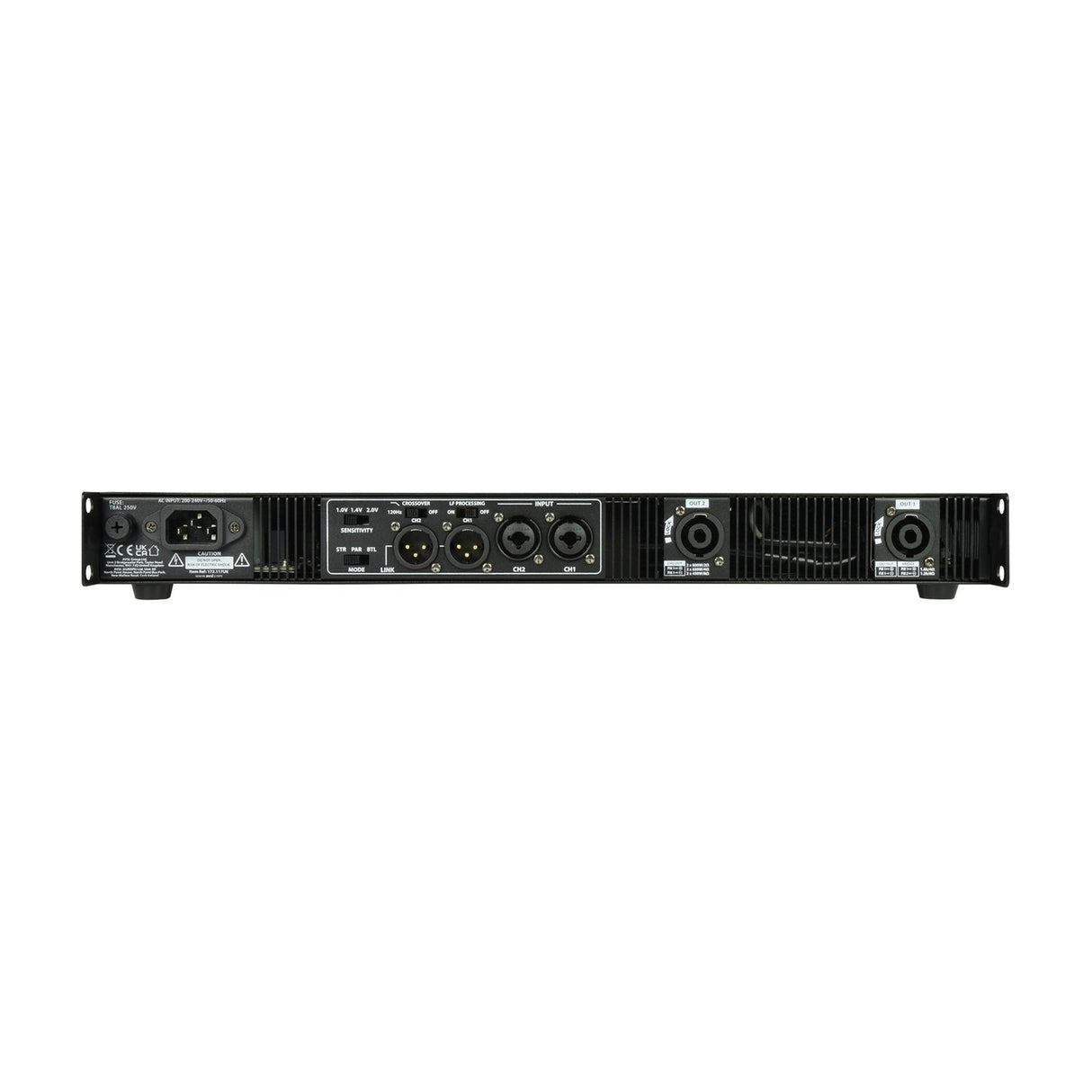 Citronic H1600 Hybrid Class-H Power Amplifier 2x650W