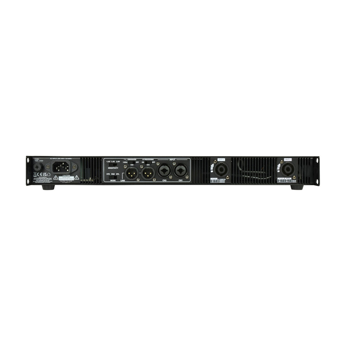 Citronic H2400 Hybrid Class-H Power Amplifier 2x900W