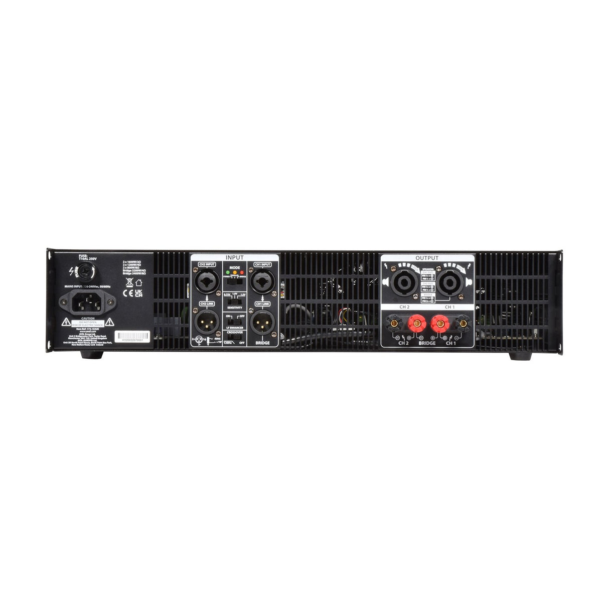 Citronic H3200 Hybrid Class-H Power Amplifier