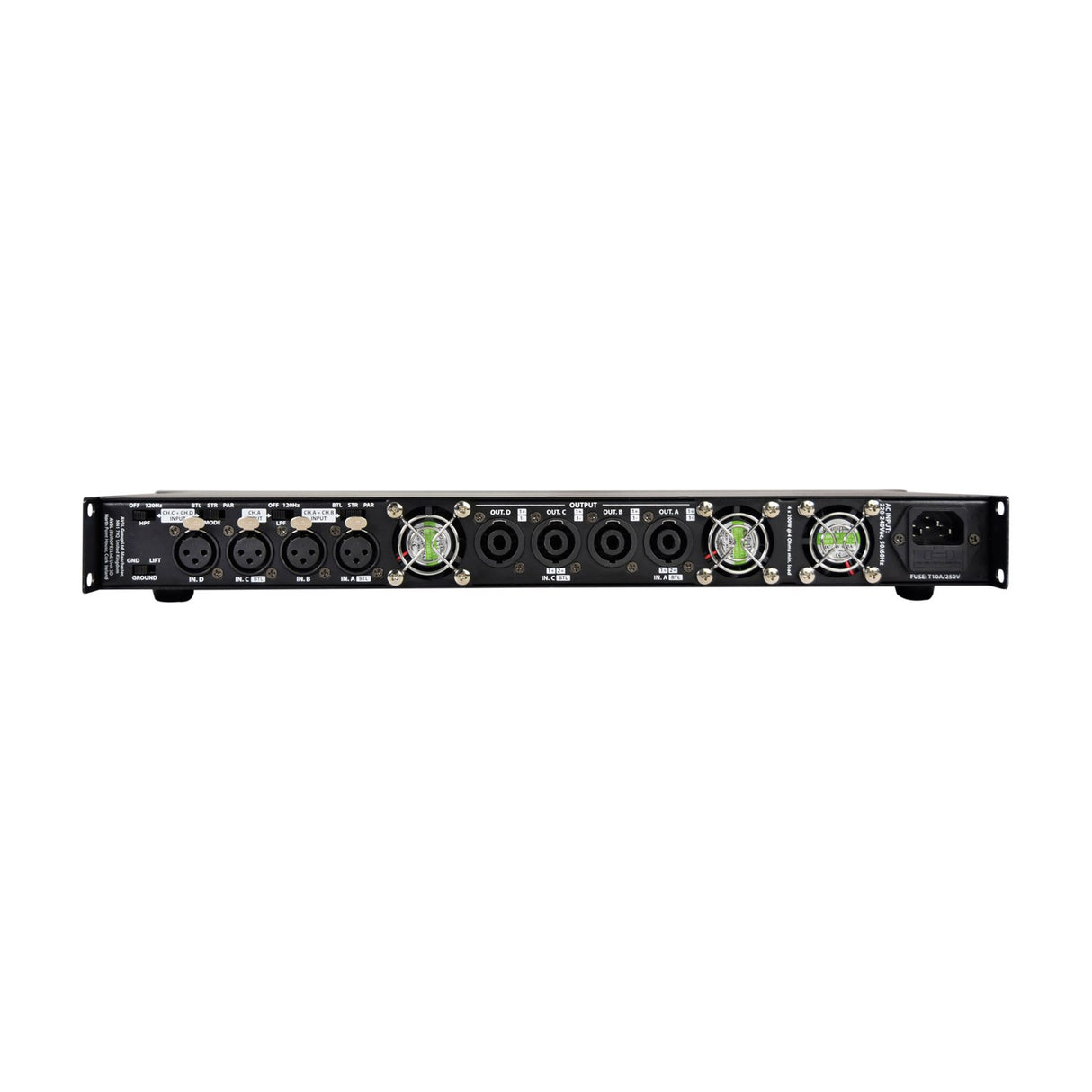 Citronic D4200 Quad Power Amplifier 4 x 200W
