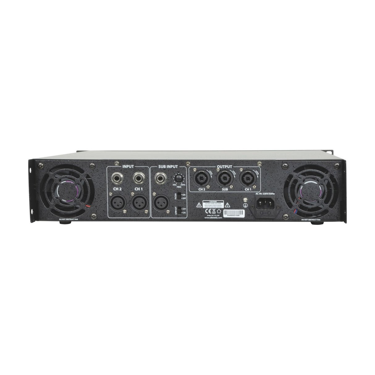 Citronic P44800 2.1 Stereo & Sub Power Amplifier