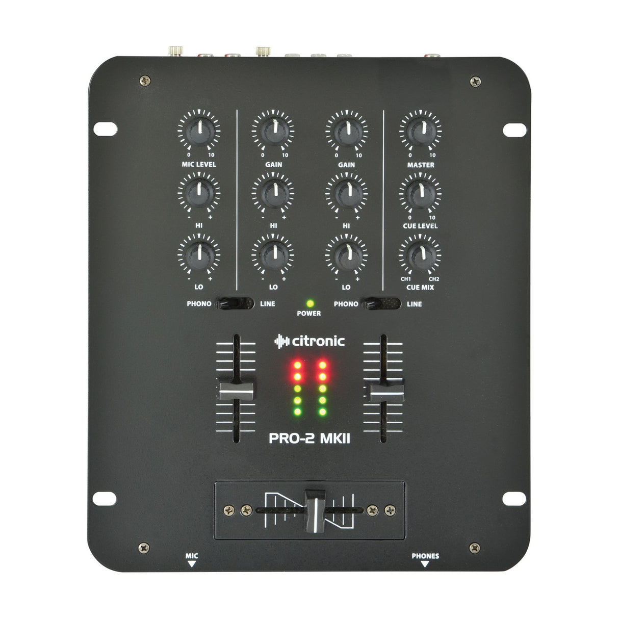 Citronic PRO-2 MKII 2-Channel DJ Mixer