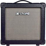 Chord CB-15BT 15W bass combo amplifier with Bluetooth, black cabinet and beige woven grille, top carry handle, shown on a plain background.