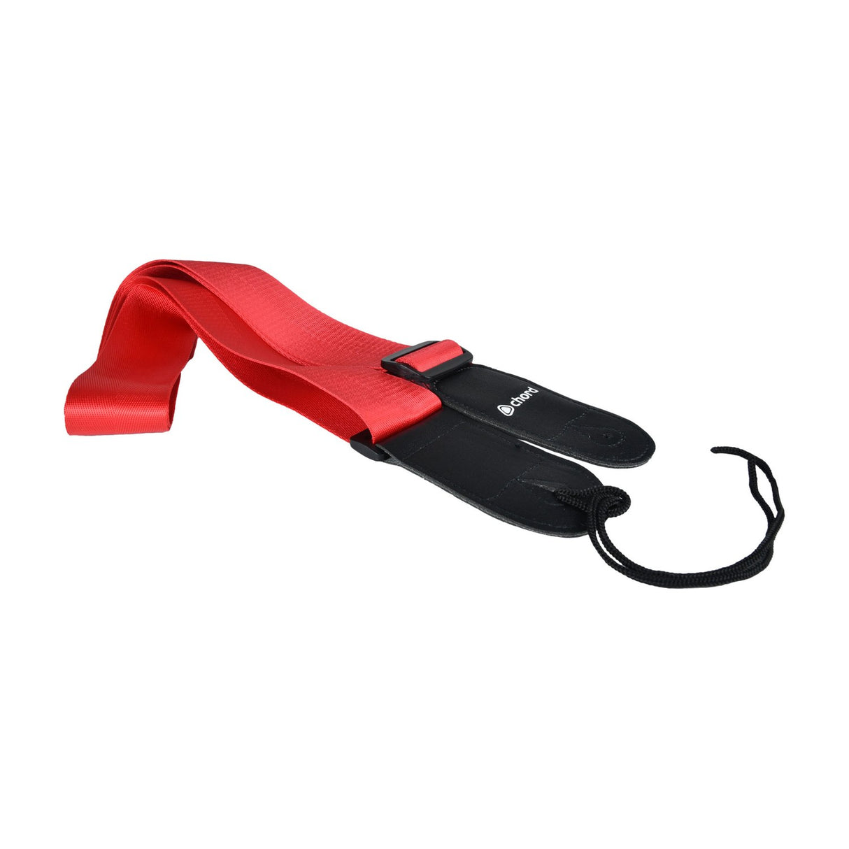 Chord GS-RD Nylon Webbing Guitar Strap in Red