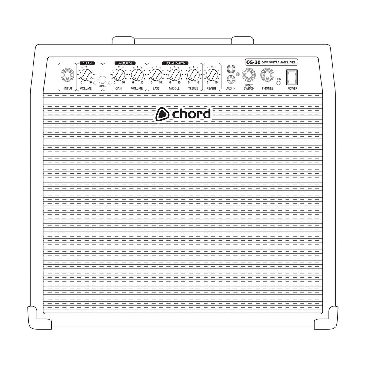 Chord CG-30 30W Guitar Combo Amplifier