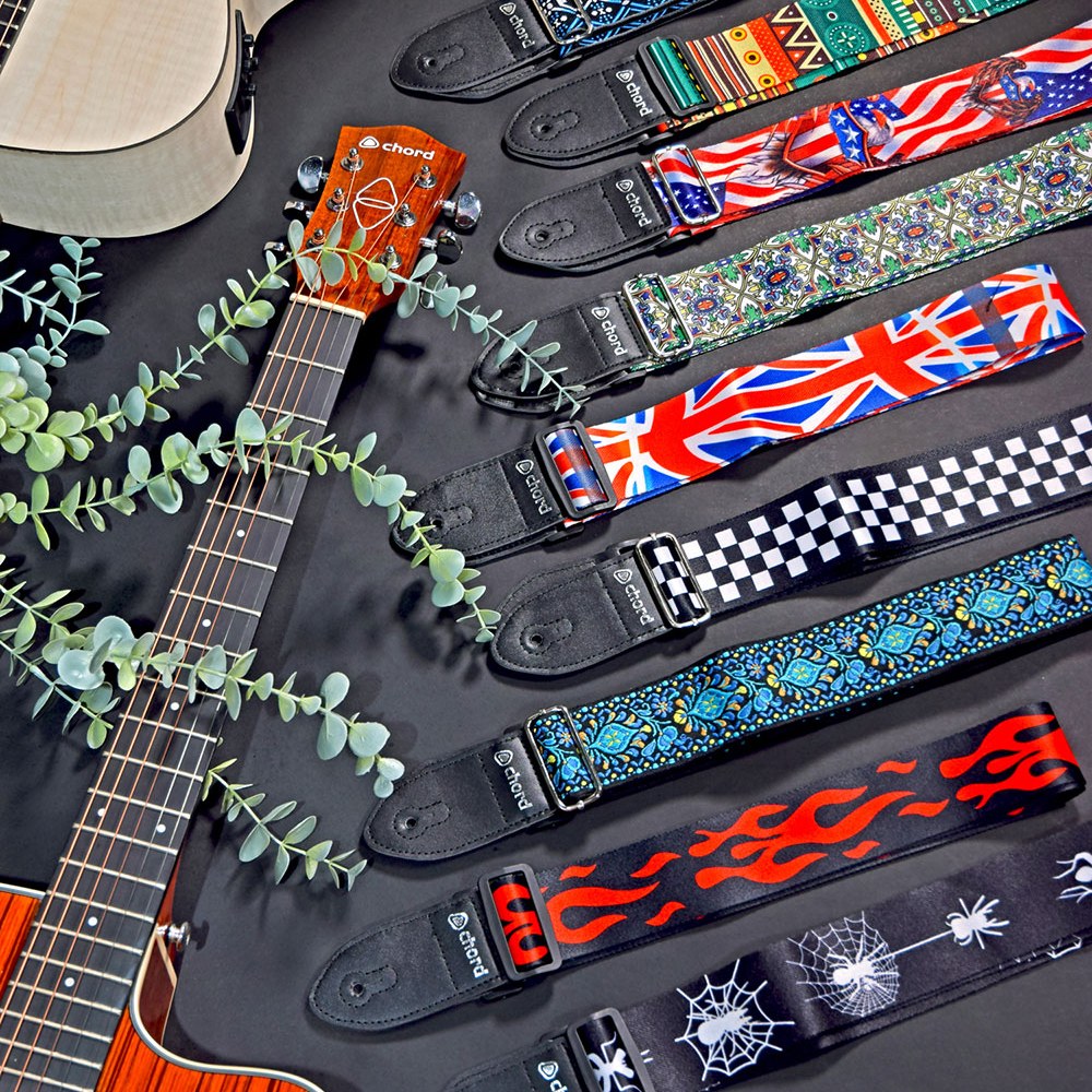 Chord STP-USA2 USA Eagle Printed Guitar Strap