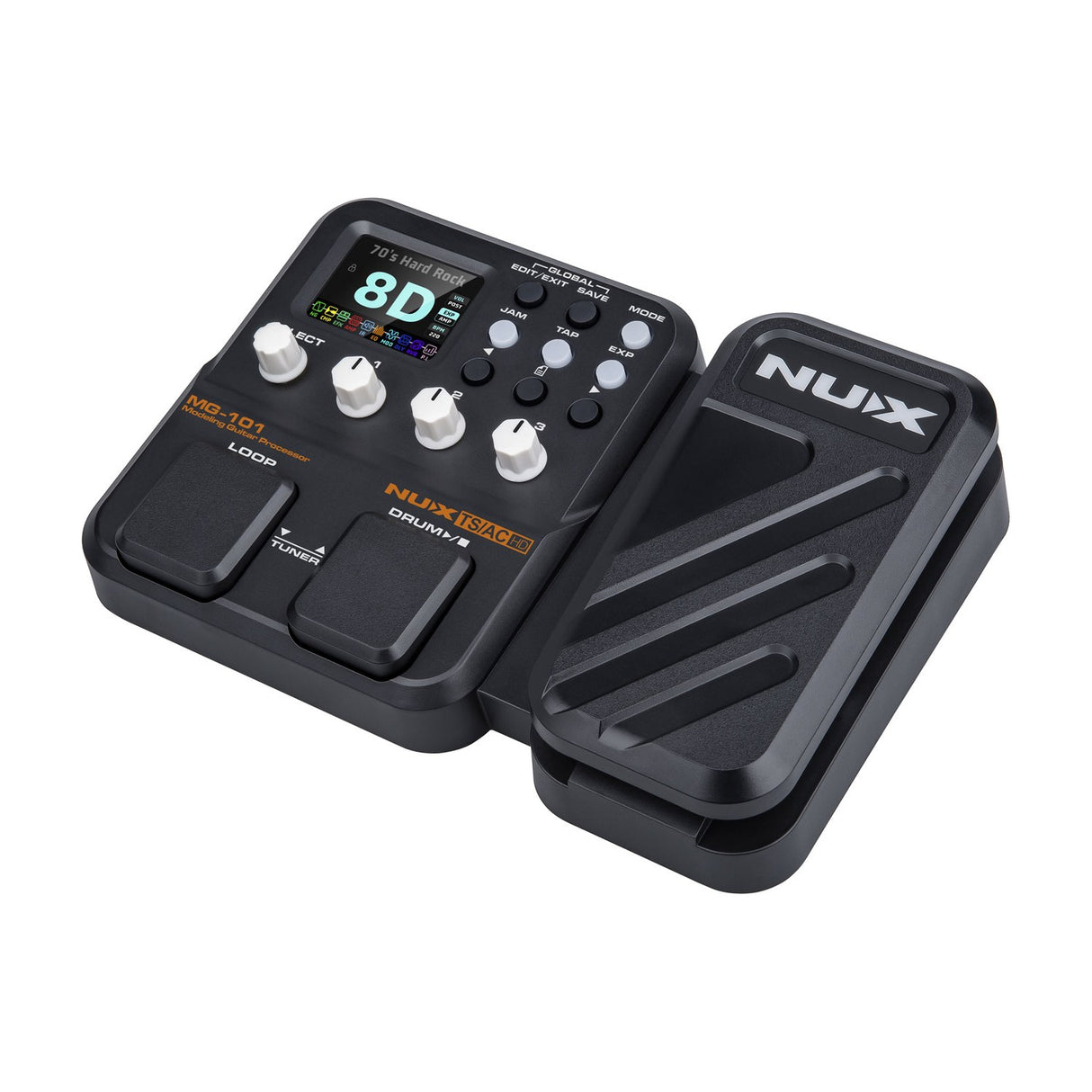 NU-X MG-101 Multi-Effect Guitar Pedal with Amp Modelling